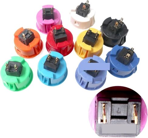 Joystick Kit delay Arcade Game USB Encoder Joystick Kit with 8 Button Joystick(Navy Blue) in Saudi Arabia