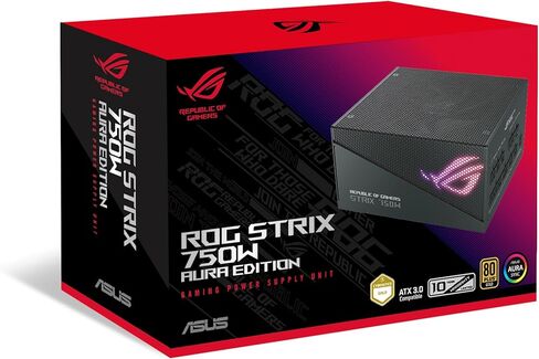 ASUS ROG STRIX 1000W Platinum (مصدر طاقة وحدات تمامًا ، 80 Plus Platinum Certified ، ATX 3.1 ، Cybenetics Lambda A+، Gan Mosfet ، استقرار الجهد الذكي في GPU ، ضمان 10 سنوات) in Saudi Arabia