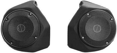 WOWTK King Tour Pack 6.5" Rear Speakers Pod Kit fits for Harley Davidson Touring Electra Glide, Street Glide, Ultra Limited, Road Glide Ultra and Tri Glide Models 2014-2023,Chrome in Saudi Arabia