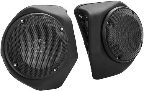 WOWTK King Tour Pack 6.5" Rear Speakers Pod Kit fits for Harley Davidson Touring Electra Glide, Street Glide, Ultra Limited, Road Glide Ultra and Tri Glide Models 2014-2023,Chrome in Saudi Arabia
