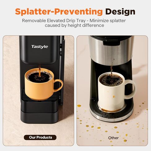 صانع القهوة الساخن والمثلج مع منظم K-Pod Magnetic (قرون غير مدرجة) ، ومتاجر 10 قرون ، و 4-5 أكياس لصنع القهوة ومرر خدمة واحدة للخدمة K للكوب والأراضي ، ودبابات المياه القابلة للإزالة 40 أوقية ، والأسود in Kuwait