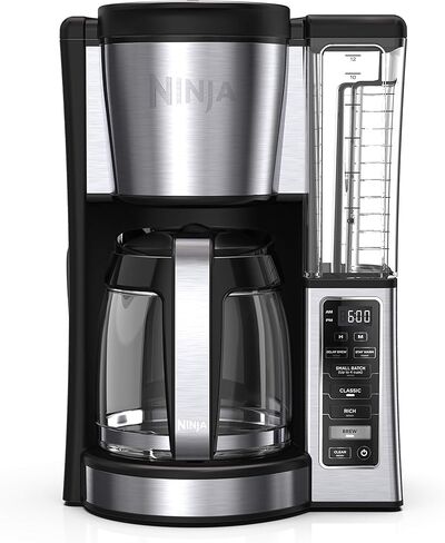 Ninja 12-Cup Programmable Brewer CE251 Coffee Maker, 60 oz, Black/Stainless Steel (Renewed) in Saudi Arabia