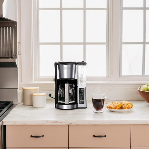 Ninja 12-Cup Programmable Brewer CE251 Coffee Maker, 60 oz, Black/Stainless Steel (Renewed) in Saudi Arabia
