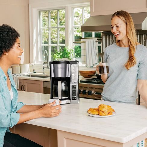 Ninja 12-Cup Programmable Brewer CE251 Coffee Maker, 60 oz, Black/Stainless Steel (Renewed) in Saudi Arabia