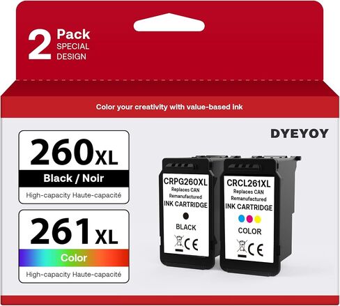 PGI-280 XXL Compatible Ink Cartridge Replacement for Canon 280 pgbk XXL High Yield Use to TR7520 TR8520 TS6120 TS6220 TS8120 TS8220 TS9120 TS9520 TS9521C Printer (2 Large PGBK) in Kuwait
