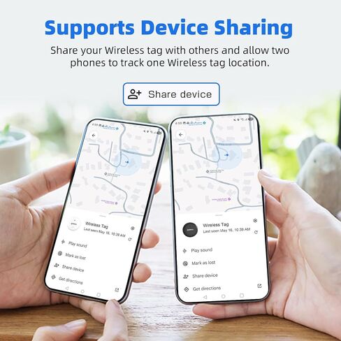 2026 Upgraded Android Tracker Tags, Official Google Certified Smart Bluetooth Tracker, Compatible with Find Hub App(Not for iOS and Huawei), Air Tag for Android, Item Locator Key Finder, Luggage Tag in Kuwait