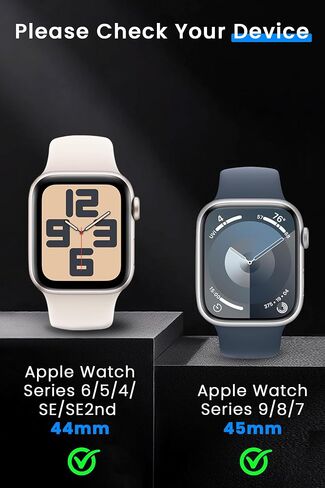 6 Pack Screen Protector for Apple Watch Series 9 8 7 45mm Smartwatch, Self-Healing Flexible TPU Film with Installation Kit, Anti-Scratch HD Clear Soft Film for iWatch 6 5 4 SE SE2nd 44mm in Saudi Arabia