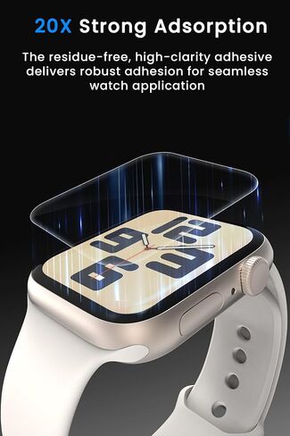 6 Pack Screen Protector for Apple Watch Series 9 8 7 45mm Smartwatch, Self-Healing Flexible TPU Film with Installation Kit, Anti-Scratch HD Clear Soft Film for iWatch 6 5 4 SE SE2nd 44mm in Saudi Arabia