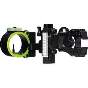 Black Gold Ascent Verdict Single Pin (.019) Right Hand Bow Sight, Black - AV1