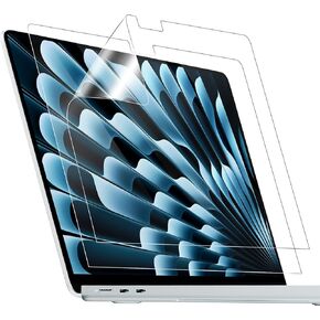 2 حزمة 13 "واقي شاشة غير لامع مصمم لـ 2025 Macbook Air 13.6 بوصة M4 Model A3240 & Touch ID Frosted 5H PET عالي الوضوح المضاد للتربة الغبار محمول ملحقات الجلد (Matte) in Kuwait