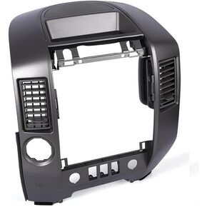 Grand Orange Center Dash Radio AC الحافة مع مكبر صوت متوافق مع 2004-2006 Nissan Titan و Armada SE & XE بدون مكبر صوت مركزي Gray 682578S800