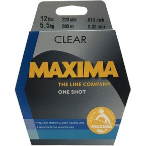 Maxima Clear 40lb Line +250yd