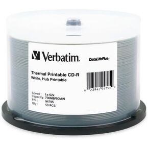 VERBATIM 94795 / DataLifePlus 94795 CD Recordable Media - CD-R - 52x - 700 MB - 50 Pack Spindle