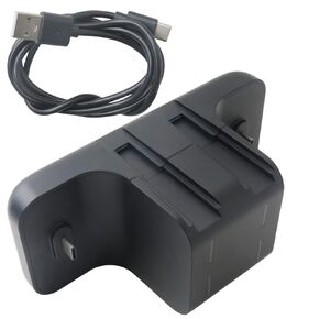 Huoptl New Black Charging Stand Dock Charger Station Replacement for N-intendo Switch/Switch J-oy-con/Pro Controller, 6 in 1 Charging, with 2 USB C Ports