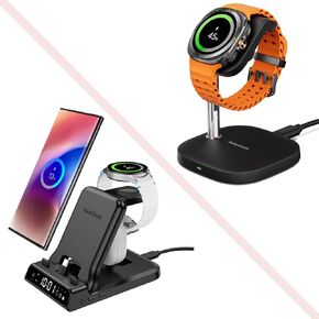 25W USB C Fast Charging Station for Samsung and Charger Stand for Samsung Watch