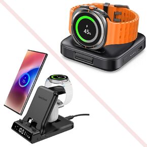 25W USB C Fast Charging Station and Portable Charger for Samsung Watch