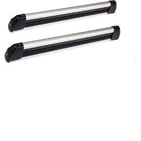 Universal Ski Rack Bar Ski Board Carrier Holder with Key Anti Theft Roof Top Aluminum 1 Set