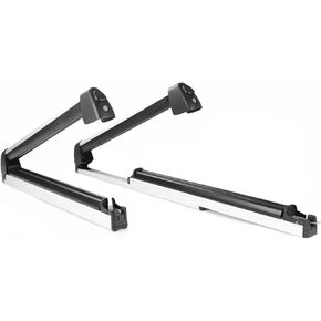 Compatible for 2PCS-Pack Ski and Snowboard Roof Rack Car Rack Carrier Ski Car Rack Snowboard Roof Carrier Aluminum Alloy Ski Roof Carrier