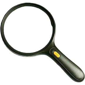 Portable Identification Magnifying Glass with Light for Elderly Reading