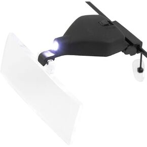 Mounted Glasses with LED Lights Identification and Maintenance Assistance Tool Magnifying Glass