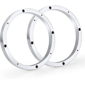 6.5" Speaker Spacers, 0.63" Thickness Metal Adapter Rings for Cars/Boats/Trucks/RV Custom Speaker Subwoofer Mounting