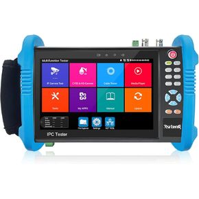 اختبار كاميرا CCTV Rsrteng ، اختبار كاميرا IP 4K اختبار CVBS كاميرا 7 بوصة IPS تعمل باللمس دعم POE 4K H.265 HDMI 8GB TF Card DC 5V/12 فولت/24 فولت اختبار IPC IPC-9800Plus+