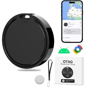 Bluetooth Tracker for Android,Item Locator Works with Google's Find My Device App,Keys Finder and Item Locator for Wallet,Smart Tracking Tag for Keys,Suitcase,Backpack 1Pack