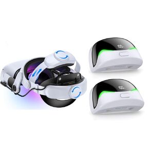 Kawaye Head Strap with Dual 6700mAh Magnetic Battery,13400mAh Battery Extend 4-6Hours Playtime