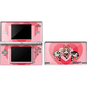 Skinit Skinit Gaming Gaming Skin متوافق مع DS Lite - تصميم قلوب Warner Bros Powerpuff المرخصة رسميًا