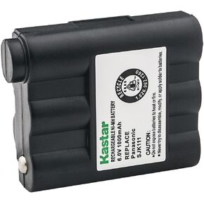 KASTAR 6-PACK بطارية راديو ثنائية الاتجاه NI-MH 6V 1000MAH استبدال Midland GXT-600VP4 ، GXT-635VP3 ، GXT-650VP1 ، GXT-650VP4 ، GXT600VP1 GXT600VP4 ، GXT635V3 ، GXT650VP1 ، GXT650VP4 ، GXT-710VP3 in Kuwait