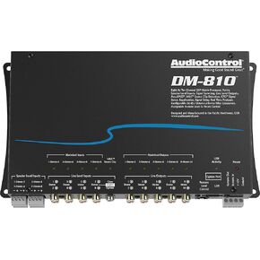 Audiocontrol DM-810 Premium 8 Inport 10 Output DSP Matrix Processor ، ACR-3 Dash Remote