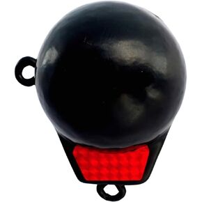 Coated Downrigger Canon Ball Weight with Keel - Choose Weight (lb)