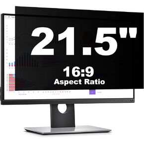 [5 حزمة] واقي شاشة خصوصية الكمبيوتر 21.5 بوصة لـ HP Dell Acer LG وأكثر من ذلك ، مرشح درع أمان قابل للإزالة لـ 16: 9 مراقبة نسبة العرض إلى الارتفاع مثل Viewsonic SCEPTER AOC KOORUI