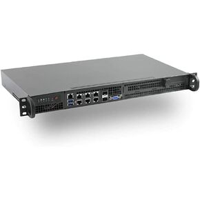 Supermicro SYS-5019D-4C-FN8TP Xeon D-2133IT Quad Core Front I/O Short Depth 1U Server, 2X SFP+, 2X 10GBase-T, 4X GbE LAN Barebone