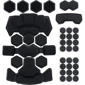 Tactical Airsoft Helmet Pads Internal Memory Foam Foam Protective Cushion Buffer Pad Protection Mat Accessories Liner System for Fast MT MICH IBH AF ACH Helmet