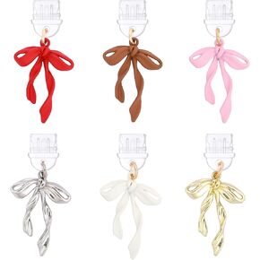 Y2K Dust Plug Charms for Kindle - 6 Pcs Fantasy Star Bow Jellyfish Pendant Compatible with Kindle & Phone Type C/USB C