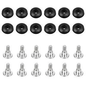 12 Pack 3.5 inch HDD Screws Hard Disk Drive Shockproof Hard Drive Screws and Shock Absorption Rubber Washer Kit Mounting for 3.5 inch Disk Mounting Accessories