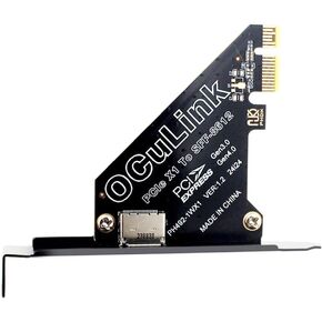 محول NFHK PCI-Express 4.0 PCIE 16x قابلة للفصل إلى أربعة Oculink SFF-8612 SFF-8611 محول VROC الخارجي VROC لـ U.