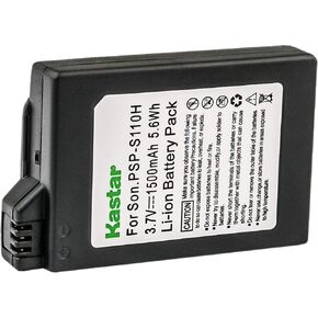 Kastar 1-Pack PSP-110 Battery Replacement for Sony PSP-110 PSP110 Battery, Sony PSP-1000, PSP-1000G1, PSP-1000G1W, PSP-1000K, PSP-1000KCW, PSP-1001, PSP-1002, PSP-1003 Video Game PSP PlayStation