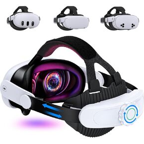 Comfort Head Strap Compatible with Meta Quest 3S/Quest 2/Quest 3 Head Strap, Adjustable Elite Strap Support for Meta Quest 3 Accessories