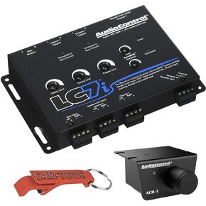 AudioControl LC7i 6-Channel Line Output Converter Loud Music Lover's Bundle with ACR-1 Dash Remote. Converter with Bass Restoration Lets You Add Speakers, Subs and Amps to Any Factory Stereo.