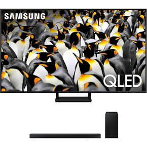 SAMSUNG QN85Q70DAFXZA 85 Inch Class QLED 4K Smart TV with a HW-QS730D 3.1.2ch Soundbar with True Dolby Atmos Sound (2024)