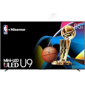 Hisense 85-Inch Class U9 Series Mini-LED ULED 4K UHD Google Smart TV (85U9N, 2024 Model) - QLED, Native 144Hz, Full Array Local Dimming, Game Mode Pro, Alexa Compatibility, 480 Motion Rate