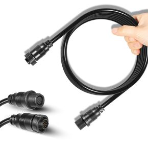 720106-1 EC M3 14W10 Transducer Extension Cable 14-pin Fit for Humminbird APEX XPLORE SOLIX and Onix Series Compatible with Built-in MEGA Imaging (10 Feet)