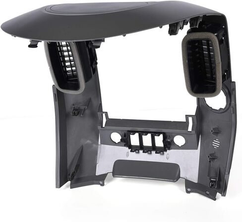GRAND ORANGE Center Dash Radio Ac Bezel w/o Speaker Bezel Compatible with 2004-2006 Nissan Titan, Armada SE & XE WITHOUT Center Speaker Gray 682578S800 in Saudi Arabia