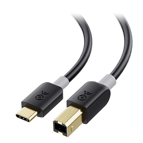 Cable Matters USB C Printer Cable 9.8 ft (USB C to USB B Cable, USB B to USB C Cable) Compatible with Printer, MIDI Controller, MIDI Keyboard and More in Black - 9.8 Feet in Saudi Arabia