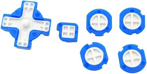 Replacement for Nintendo 3DS Game Console ABXY D-Pad Button A B X Y D-Pad Direction Cross Buttons (Black) in Saudi Arabia