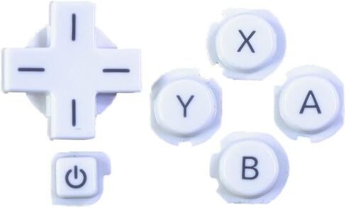 Replacement for Nintendo 3DS Game Console ABXY D-Pad Button A B X Y D-Pad Direction Cross Buttons (Black) in Saudi Arabia