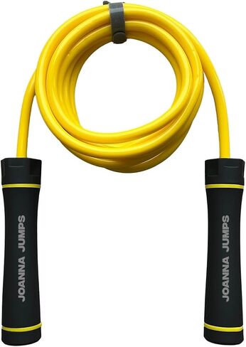 Weighted Jump Rope for Fitness and Boxing (7mm) - Adjustable Jump Ropes with Plastic Handles - Tangle-Free Skipping Rope for Cardio and Endurance Training in Saudi Arabia