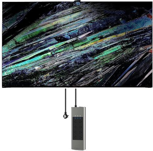 Sony XR55A95L 55 Inch QD-OLED 4K UHD Smart Google TV with AI Upscaling with a 7S-PS8-US1 VII-Series 8 Outlet Power w/Omniport USB (2023) in Saudi Arabia
